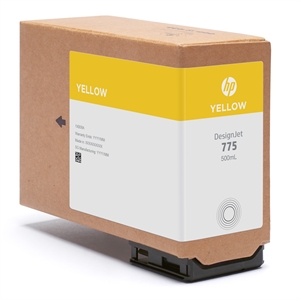 HP 775 cartucho de tinta, 500 ml, Yellow